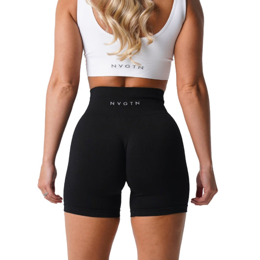 Women's Solid Seamless Gym Shorts